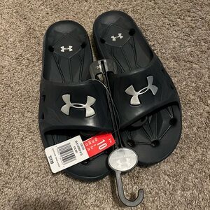 Under Armour Navy Slide Sandals